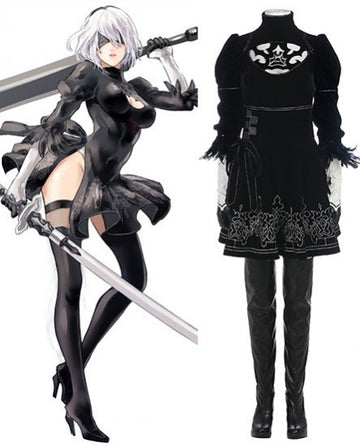 2B Cosplay Dress